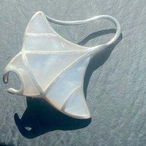 Sterling Silver Manta Abalone Pendant